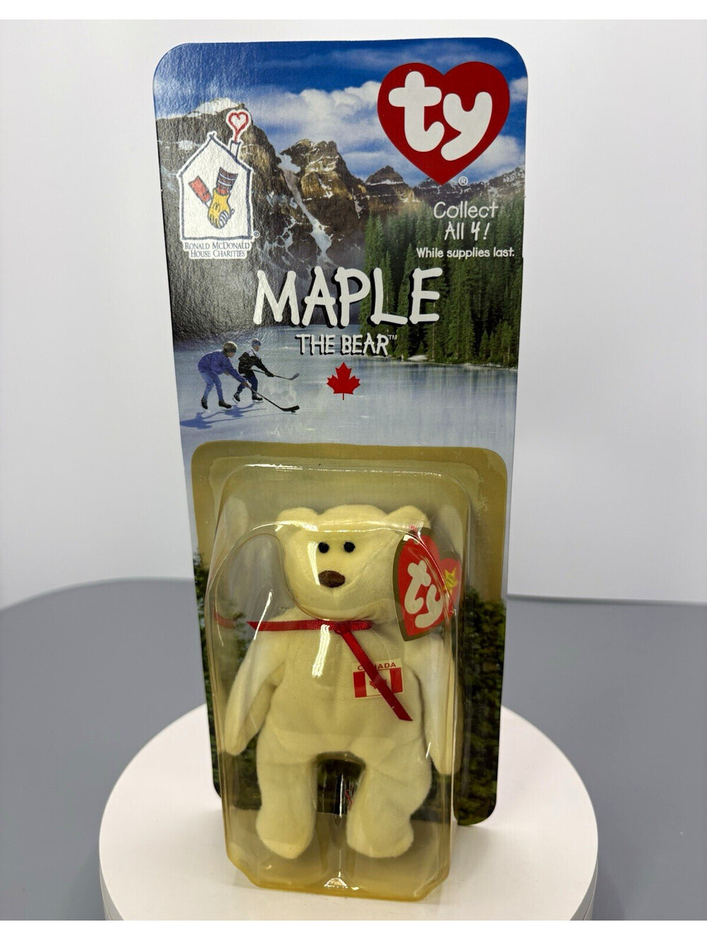 Ty Beanie Babies Maple the Bear McDonald’s Teenie Beanie Baby 1999